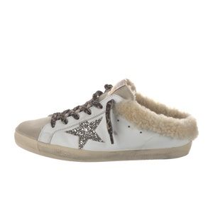 Superstar Golden Goose Leather Suede Sabot 41